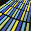 Colour stripes decorative glass bowl - Image 2