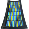 Colour stripes decorative glass bowl - Image 4