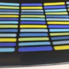 Colour stripes decorative glass bowl - Image 3